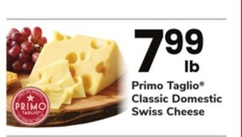ACME Primo taglio classic domestic swiss cheese offer