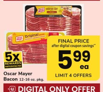 ACME Oscar mayer bacon offer