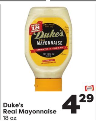 Weis Markets Duke's real mayonnaise offer