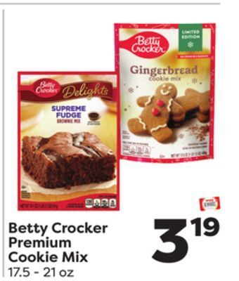 Weis Markets Betty crocker premium cookie mix offer