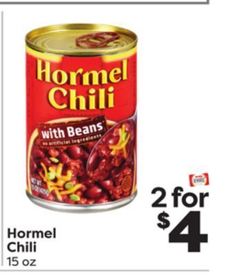 Weis Markets Hormel chili offer