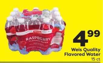 Weis Markets Weis quality flavored water offer