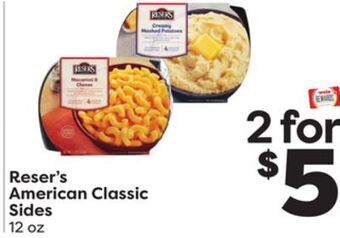 Weis Markets Reser's american classic sides offer