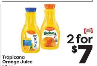 Weis Markets Tropicana orange juice offer