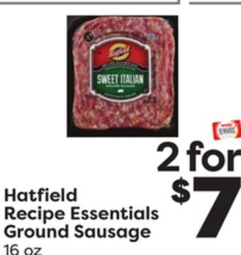 Weis Markets Hatfield recipe essentials ground sausage offer