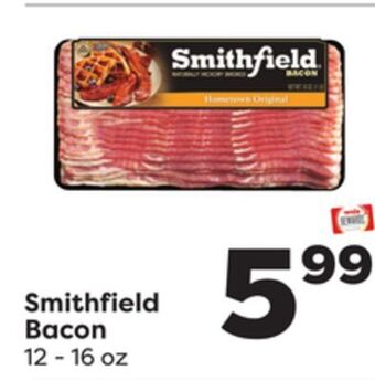 Weis Markets Smithfield bacon offer