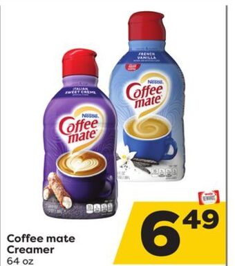 Weis Markets Coffee mate creamer offer