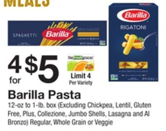 The Fresh Grocer Pasta offer