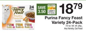 The Fresh Grocer Fancy feast variety 24-pack offer