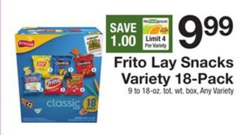 The Fresh Grocer Snacks variety 18-pack offer
