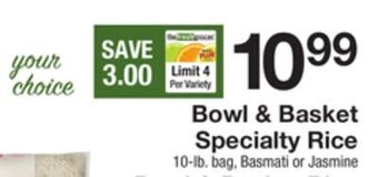 The Fresh Grocer Specialty rice offer