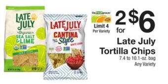 The Fresh Grocer Tortilla chips offer