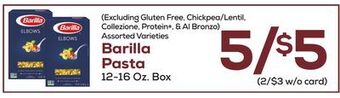 DeCicco & Sons Barilla pasta offer