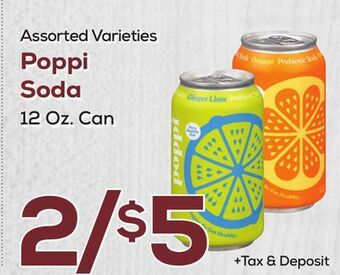 DeCicco & Sons Poppi soda offer