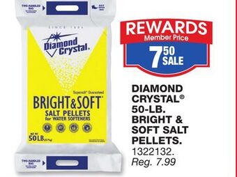 Blain's Farm & Fleet Diamond crystal 50-lb. bright & soft salt pellets offer