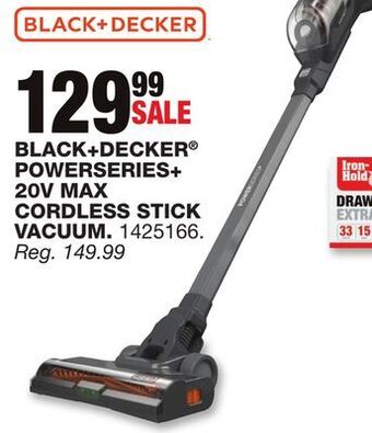 Blain's Farm & Fleet Black+decker powerseries+ 20v max cordless stick vacuum offer