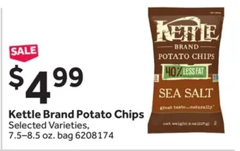 Stop&Shop Kettle brand potato chips offer