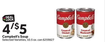 Stop&Shop Campbell's soup offer