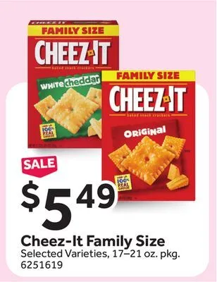 Stop&Shop Cheez-it family size offer