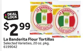 Stop&Shop La banderita flour tortillas offer