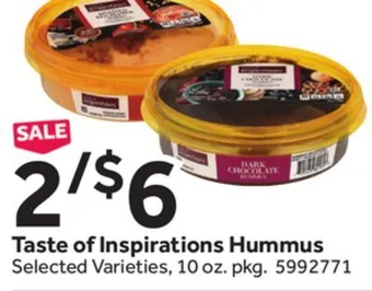 Stop&Shop Taste of inspirations hummus offer