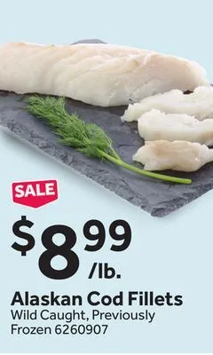 Stop&Shop Alaskan cod fillets offer