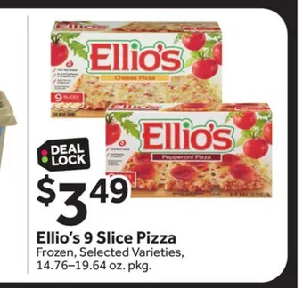 Stop&Shop Ellio's 9 slice pizza offer