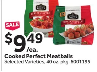 Stop&Shop Cooked perfect meatballs offer