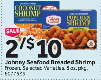 Stop&Shop Johnny seafood breaded shrimp offer