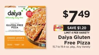 ShopRite Gluten free pizza offer