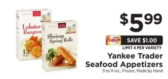ShopRite Seafood appetizers offer