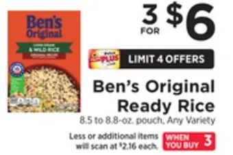 ShopRite Ready rice offer