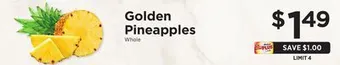 ShopRite Golden pineapples offer