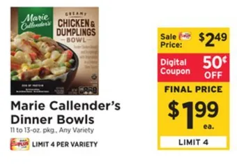 ShopRite Dinner bowls offer