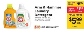 ShopRite Laundry detergent offer
