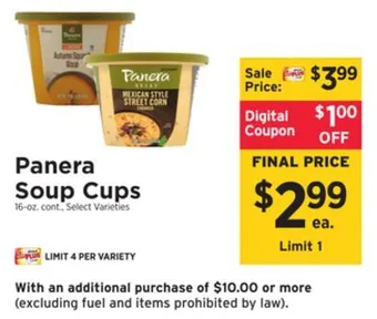 ShopRite Soup cups offer