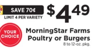 ShopRite Poultry or burgers offer