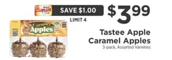 ShopRite Tastee apple caramel apples offer