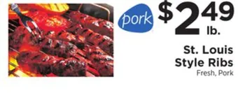 ShopRite St. louis style ribs offer