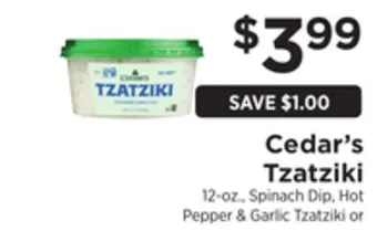 ShopRite Tzatziki offer