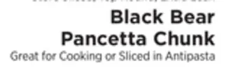 ShopRite Pancetta chunk offer
