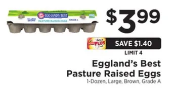 ShopRite Pasture raised eggs offer