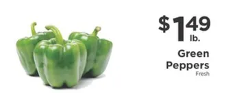 ShopRite Green peppers offer