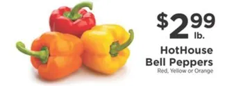 ShopRite Hothouse bell peppers offer