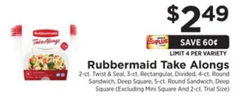 ShopRite Take along offer