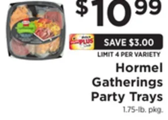 ShopRite Gatherings party trays offer