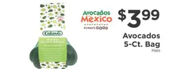 ShopRite Avocados 5-ct. bag offer