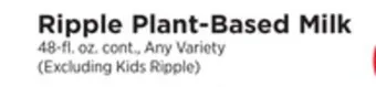 ShopRite Plant-based milk offer