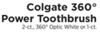 ShopRite 360° power toothbrush offer