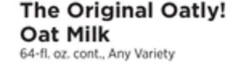 ShopRite Oat milk offer